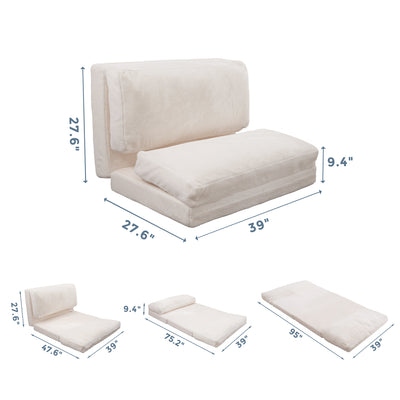 floor sofa bed#color_cream-white