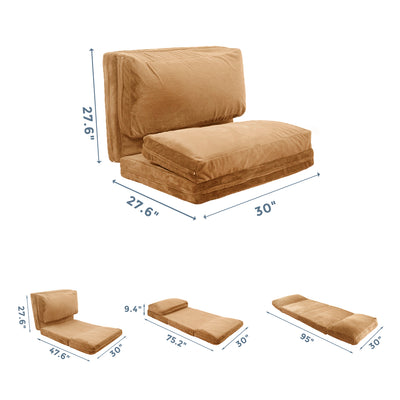 floor sofa bed#color_brown