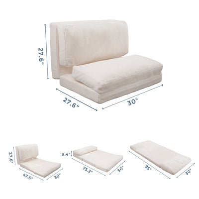 floor sofa bed#color_cream-white