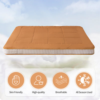 futon mattress#color_6inch-square-brown
