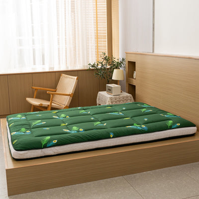 MAXYOYO Extra Thick Futon Floor Mattress, Padded Japanese Folding Roll Up Mattress Sleeping Pad, Foldable Camping Portable Mattress Shikibuton