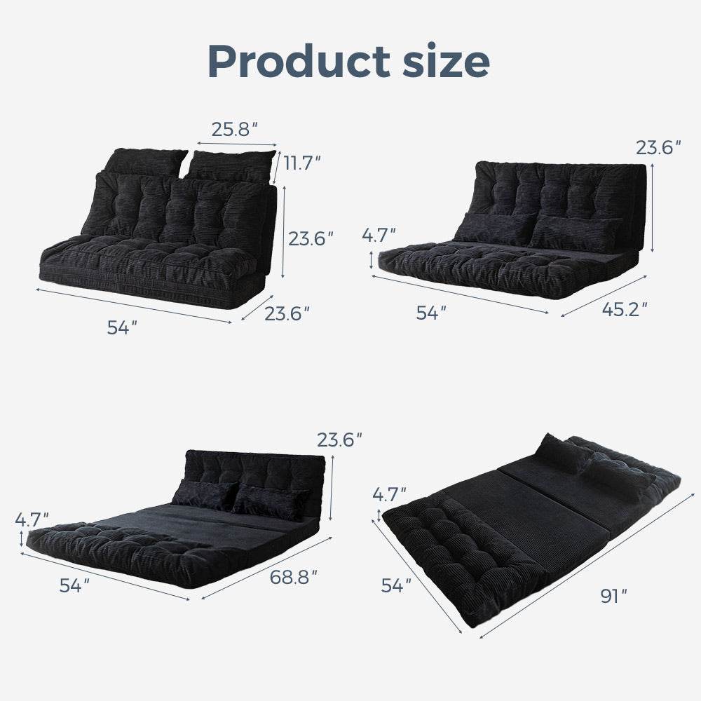 bean bag sofa bed#size_full-54x91-inch