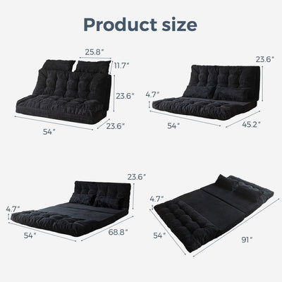 bean bag sofa bed#size_full-54x91-inch