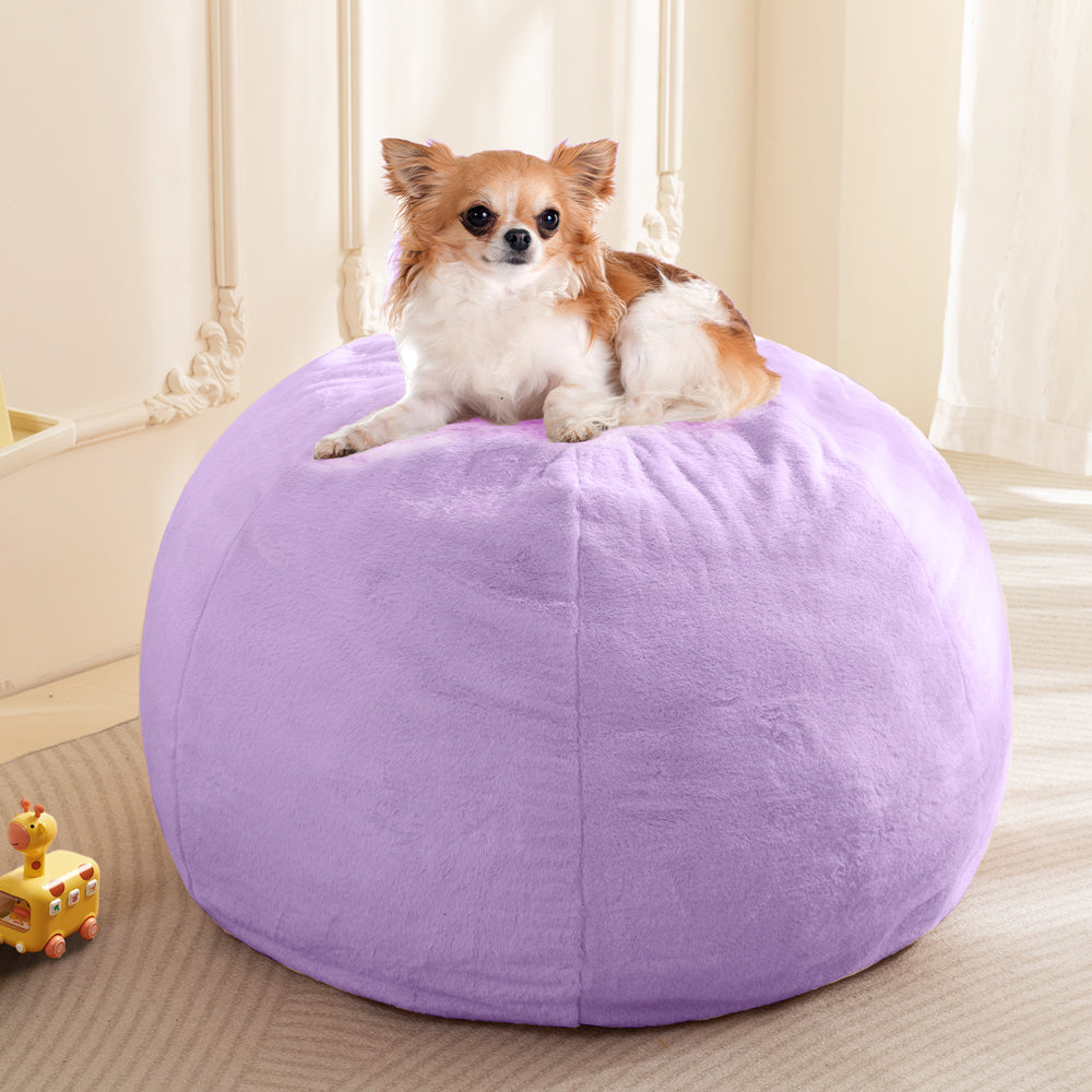 Amazon Purple Fluffy Bean Bag Chair 15+ Comfortable-Yet-Stylish