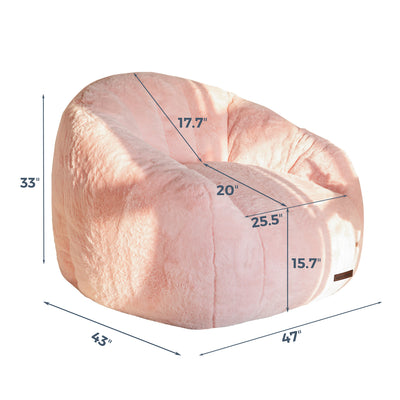 Bean bag chair#color_pink