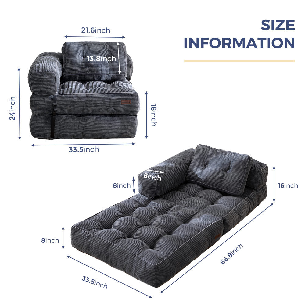 bean bag sofa bed#color_dark-grey