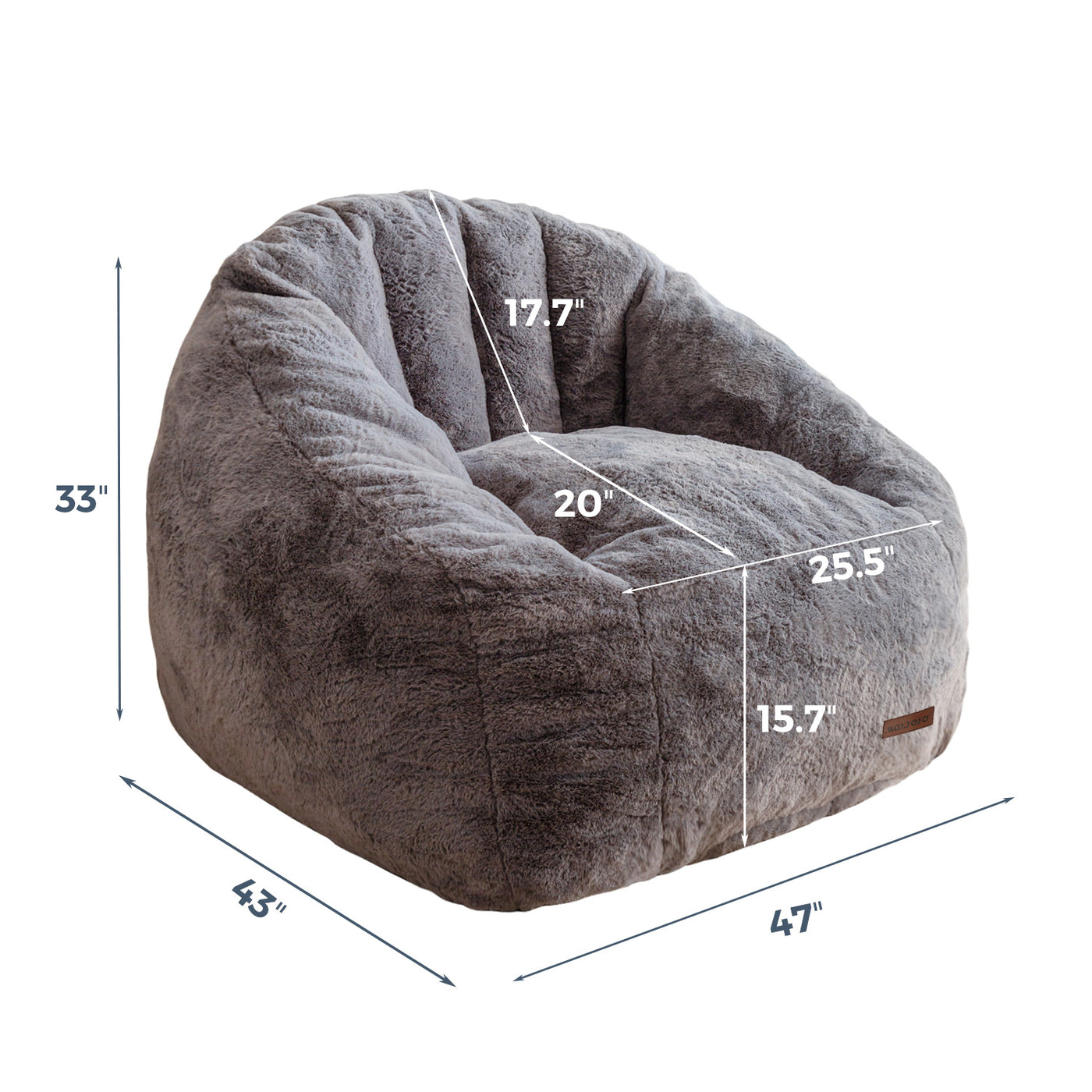 Bean bag chair#color_dark-grey