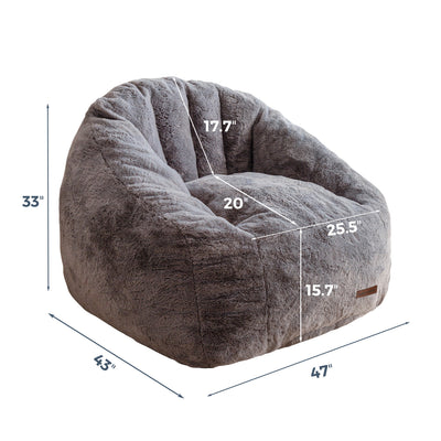 Bean bag chair#color_dark-grey