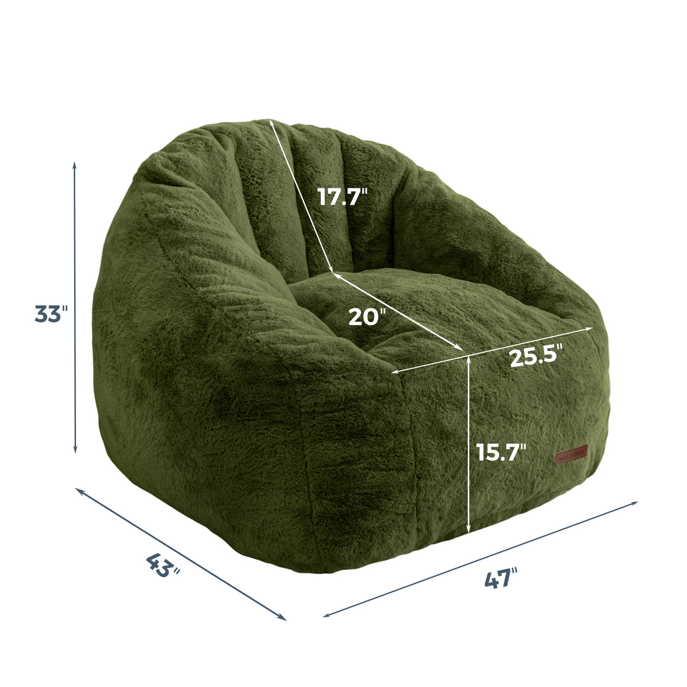 Bean bag chair#color_green