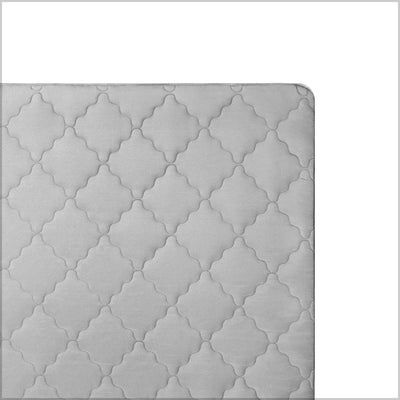 MAXYOYO 6" Extra Thick Diamond Wave Quilted Floor Futon Mattress, Topper Mattress Pad, Grey