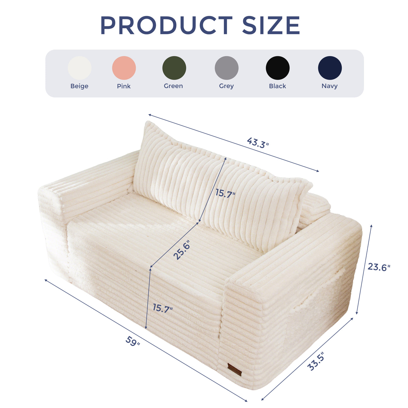 MAXYOYO Convertible Sofa Bed, 2 in 1 Folding Couch Bed, Fold Out Loves ...