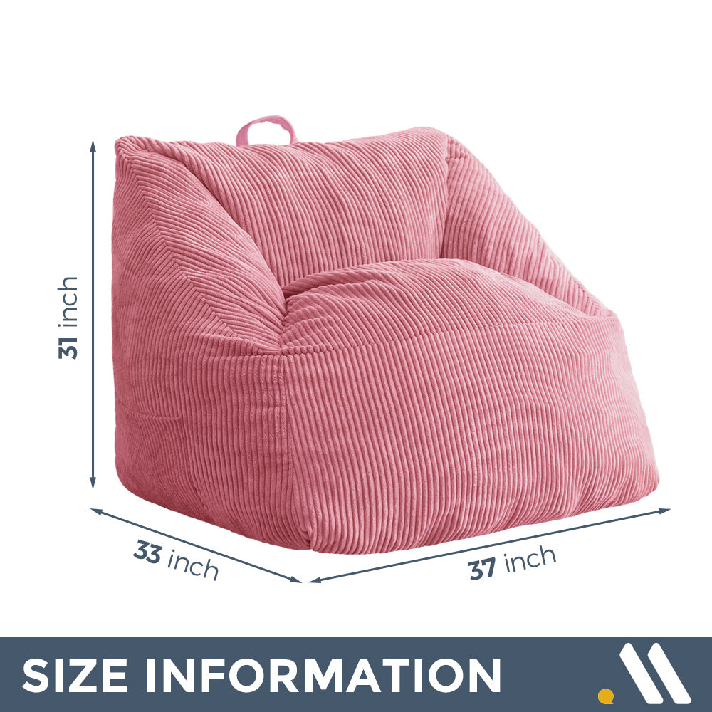 bean bag chair#color_pink