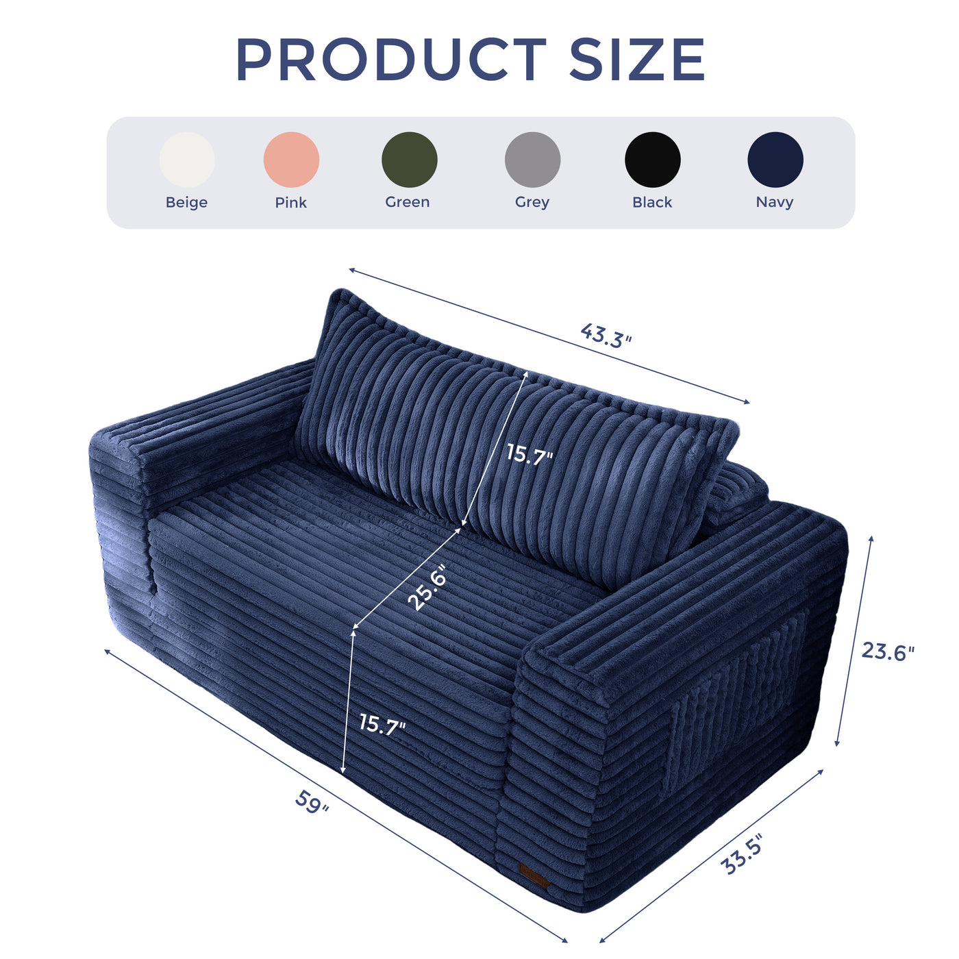 MAXYOYO Convertible Sofa Bed, 2 in 1 Folding Couch Bed, Fold Out Loves ...