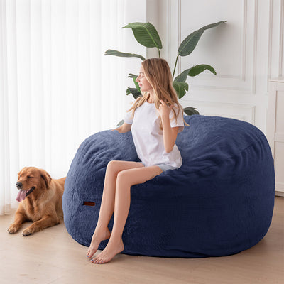 bean bag bed#color_blue