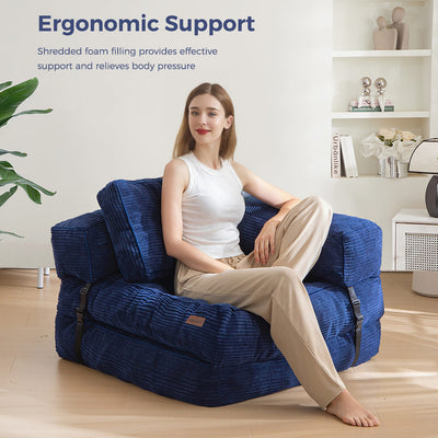 bean bag sofa bed#color_navy