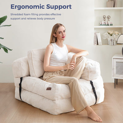 bean bag sofa bed#color_beige