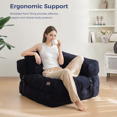 bean bag sofa bed#color_black