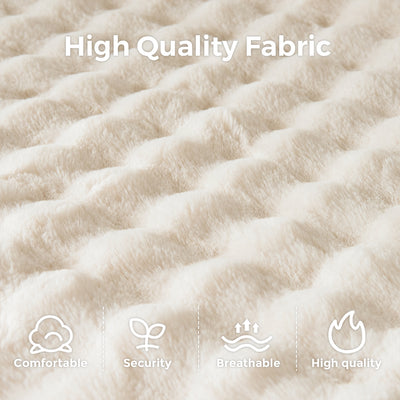 MAXYOYO 3-Seater Bubbled Bean Bag Chair – Tufted Boneless Couch for Living Room, No Assembly