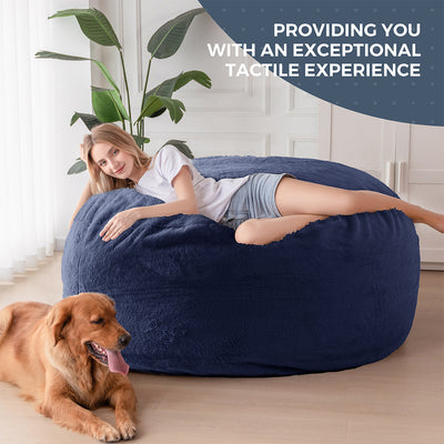 bean bag bed#color_blue