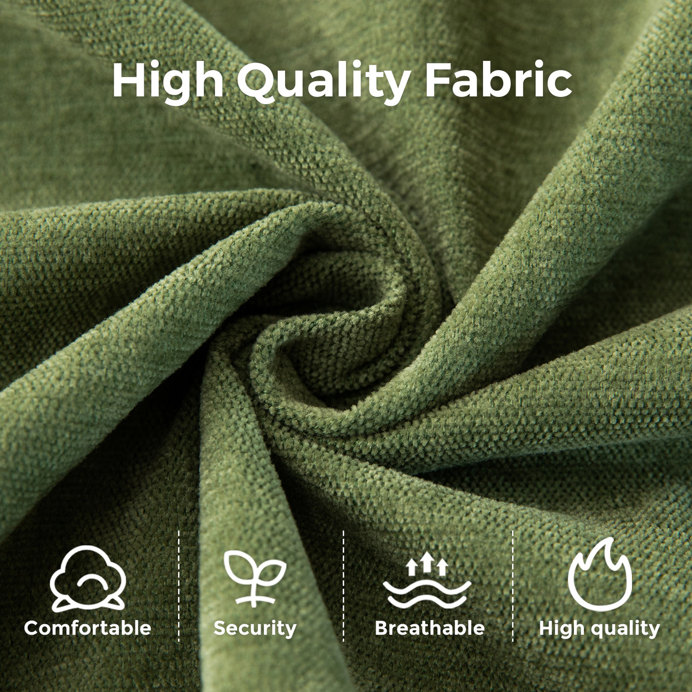 MAXYOYO Boneless Floor Sofa: Chenille 3-Seater Couch (Sofa in a Box)