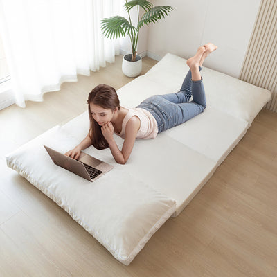 floor sofa bed#color_cream-white