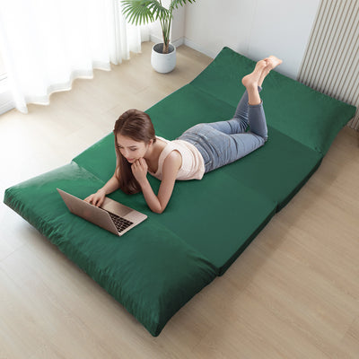 floor sofa bed#color_green