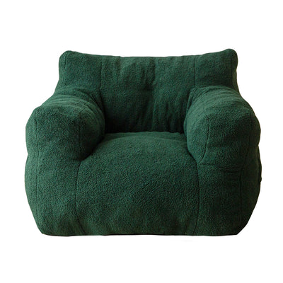 MAXYOYO Sherpa Bean Bag Chair, Boucle Tufted Bean Bag Couch, Living Room Lazy Bean Bag Chair for Adults Kids, Green