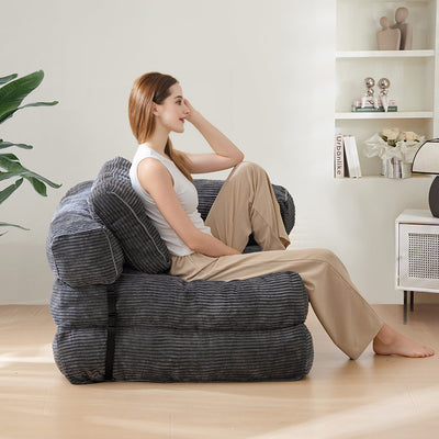 bean bag sofa bed#color_dark-grey