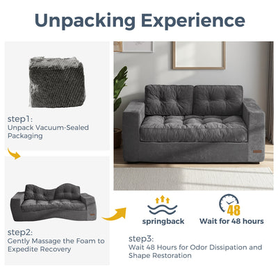 loveseat floor sofa#color_dark-grey