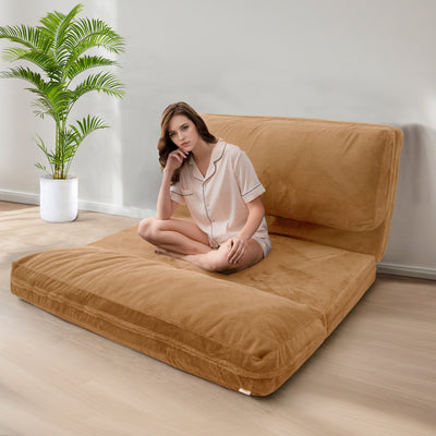 floor sofa bed#color_brown
