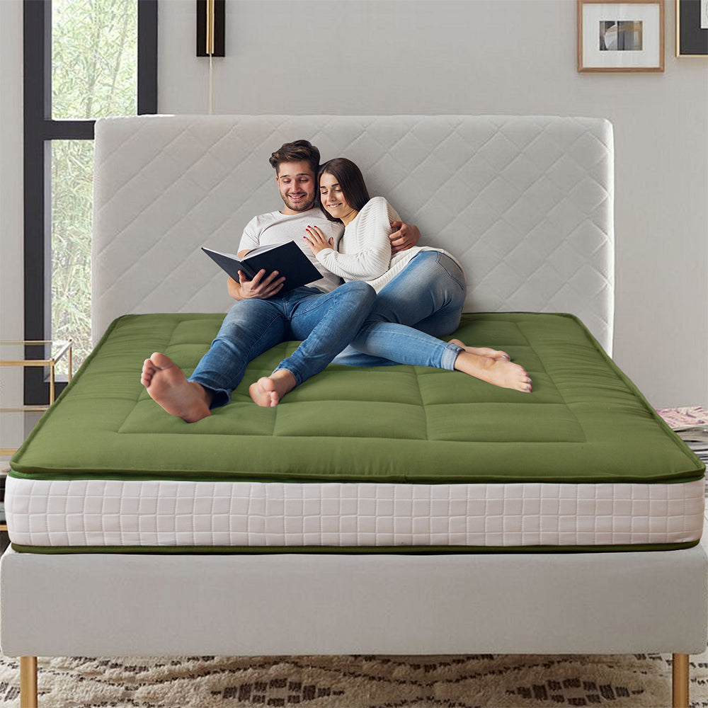 SereneComfort Premium FeatherTouch 6" Futon Mattress, Green