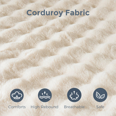 MAXYOYO Bubble 104" Modular Sectional Couch with L-Shape Chaise, Modern Boneless Couch for Living Room, Sofa in A Box