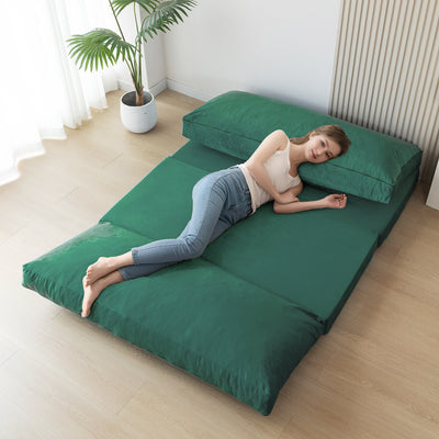 floor sofa bed#color_green