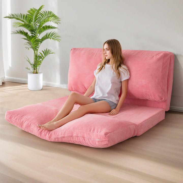 Pink Futon Chair Cover Pink Zone Flip Chair Floor Folding Sofa Bed