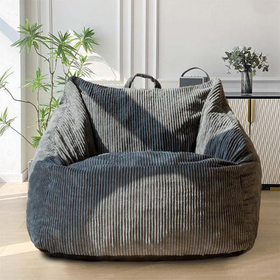 bean bag chair#color_dark-grey
