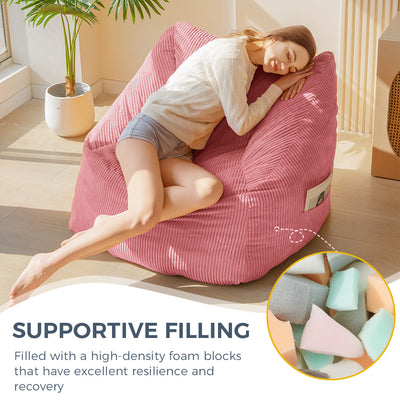 bean bag chair#color_pink