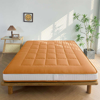 futon mattress#color_light-brown