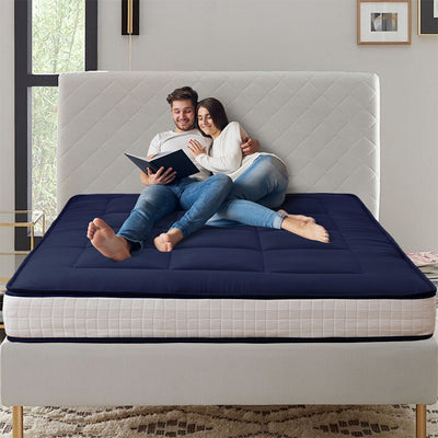 SereneComfort Premium FeatherTouch 6" Futon Mattress, Navy