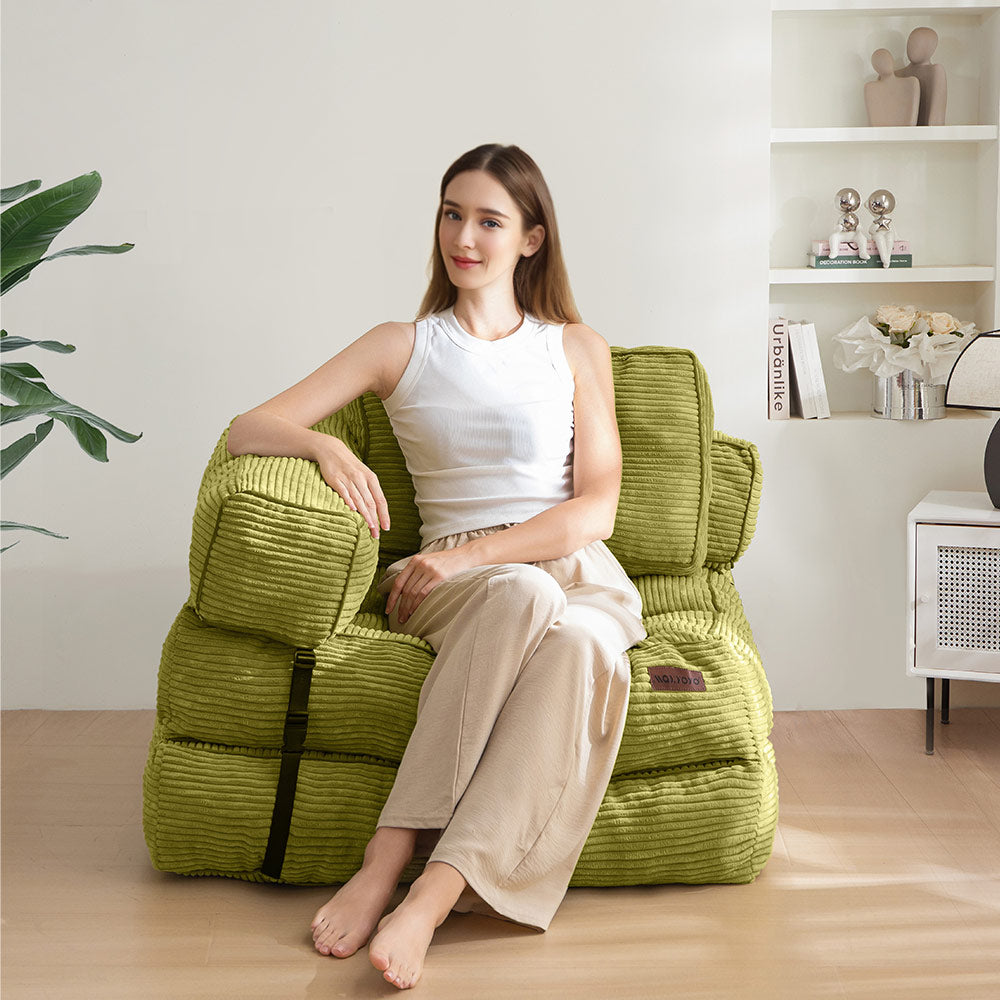 bean bag sofa bed#color_green