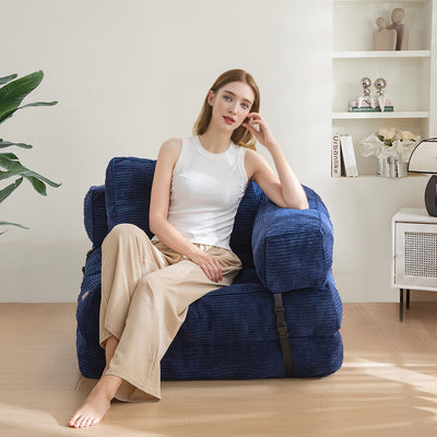 bean bag sofa bed#color_navy