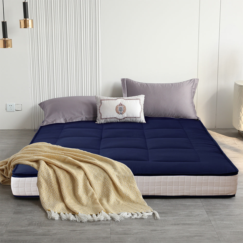 SereneComfort Premium FeatherTouch 6" Futon Mattress, Navy