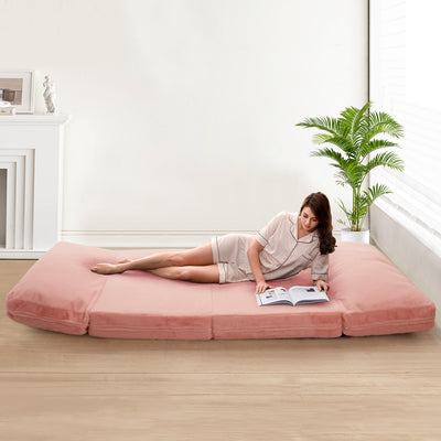 floor sofa bed#color_pink