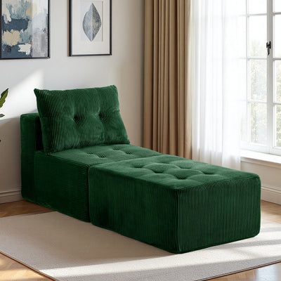 Modular Sectional Chaise Lounge #color_green