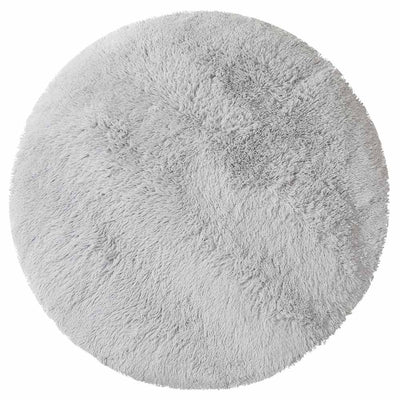 MAXYOYO Large faux fur papasan cushion (cushion only), round pillow, papasan pillow for swing and hanging chair, Grey