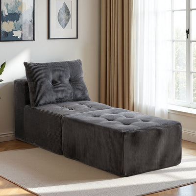 Modular Sectional Chaise Lounge #color_grey