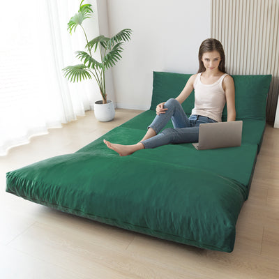 floor sofa bed#color_green