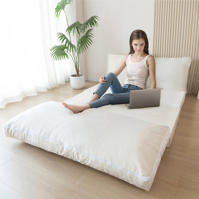 floor sofa bed#color_cream-white