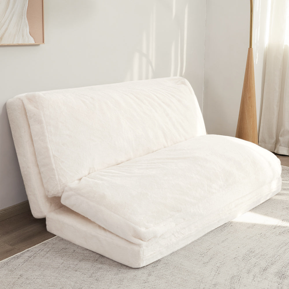 bean bag bed#color_cream-white