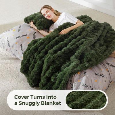 MAXYOYO Giant Bean Bag Chair with Pillow, 3 in 1 Convertible Bean Bag Chair for Adults with Removable Cover, Floor Cushion Stuffed Floor Lounger for Living Room Bedroom, Bubble