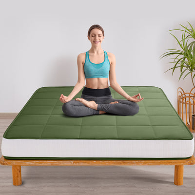 8 inch mattress#qulited_square-topper
